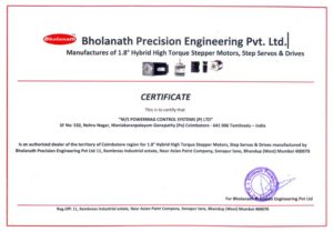 Bholanath Certificate
